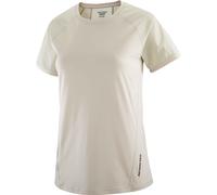 Salomon - Outline SS Tee - Outline SS Tee W Rainy Day per Donne - Taglia L - Beige