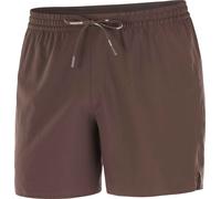 Salomon - Pantaloncini da corsa da uomo - Shakeout Easy Shorts 5” M Coffee Bean per Uomo - Taglia L - Marrone Marrone L