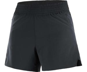 Salomon - Pantaloncini da trail stretch leggeri - Shakeout Core Shorts 4" W Deep Black per Donne in Poliestere Riciclato - Taglia S - Nero