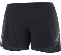 Salomon - Pantaloncini leggeri - Sense Aero 5'' Shorts W Deep Black/Periscope per Donne - Taglia L - Nero Nero L