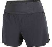 Salomon - Pantaloncini traspiranti con asciugatura rapida - Sense Aero 2In1 Trail 5" W Deep Black per Donne - Taglia M - Nero