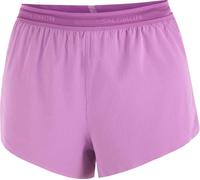 Salomon - Pantaloncini traspiranti con asciugatura rapida - Sense Aero Split 3" Shorts W Iris Orchid per Donne - Taglia L - Viola
