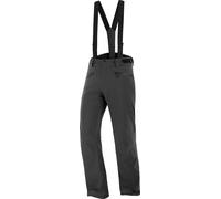 Salomon - Pantaloni da sci impermeabili e termici - Edge Pant M Deep Black per Uomo in Pelle - Taglia S - Nero