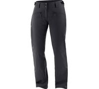 Salomon - Pantaloni da sci impermeabili e termici - Edge Pant W Deep Black per Donne in Pelle - Taglia S - Nero