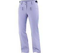 Salomon - Pantaloni da sci isolati da donna - Edge Pant W Blue Granite per Donne - Taglia S - Viola