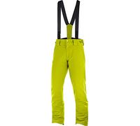Salomon, Pantaloni da Sci per Uomo, STORMSEASON PANT M, Tessuti Sintetici, Giallo (Citronelle), Taglia L/R, LC1198400