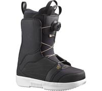 Scarponi da snowboard da donna Salomon Pearl Boa nero/bianco/oro (25.5 cm)