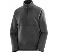 Salomon - Pile a mezza zip - Chroma Fleece HZ W Deep Black per Donne - Taglia XL - Nero