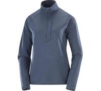 Salomon - Pile leggera e traspirante con zip - Sntial Lightwarm HZ W Blue Nights per Donne - Taglia S