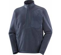 Salomon - Pile mezza zip da uomo - Pullover Chroma Fleece HZ M Blue Nights per Uomo - Taglia XL - Blu navy