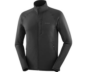 Salomon - Pile stretch e leggero - Sntial Lightwarm FZ M Deep Black per Uomo - Taglia S - Nero