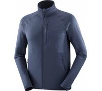 Salomon - Pile tecnico caldo e leggero - Sntial Lightwarm FZ M Blue Nights per Uomo - Taglia XL - Blu navy