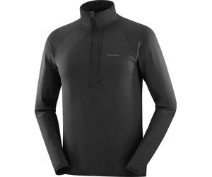 Salomon - Pile tecnico caldo e leggero - Sntial Lightwarm HZ M Deep Black per Uomo - Taglia S - Nero