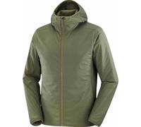 Salomon - Piumino leggero da uomo in PrimaLoft® - Mountain Flex Jkt HD M Grape Leaf per Uomo in Pelle - Taglia S - Kaki