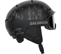 Salomon PLAYER COMBO casco, casco sci e snowboard per bambini per trail running, sicurezza in montagna e sport outdoor, Black, S
