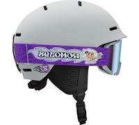 Salomon PLAYER COMBO casco, casco sci e snowboard unisex per trail running, sicurezza in montagna e sport outdoor, Ice Flow, S
