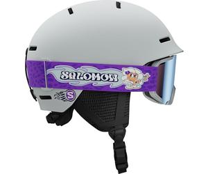 Salomon PLAYER COMBO Helmet, Kids Ski and Snowboard Helmet For Snowboarding, Mountain Safety, Outdoor Sports