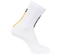 Salomon Pulse Race Flag Crew, calze da corsa, bianche 35-38 White