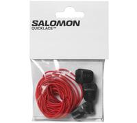 Salomon Quicklace Kit, Lacci di ricambio Unisex - Adulto, Racing Red Black Black, Taglia unica