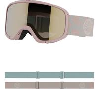 Salomon Rio Ski Goggles Rosa Gold/CAT2