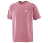 Salomon - Round Logo Graph - T-shirt L fuchsia