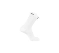 Salomon s lab glide crew socks white red