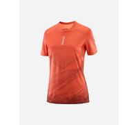 Salomon S-lab Ultra Print W - T-shirt Running - Donna - Rosso S