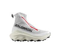 Salomon - Scarpe da trail running - S/Lab Ultra White / Fiery Red / Vanilla Ice in Pelle - Taglia 9 UK - rosso rosso 9 UK