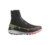 Salomon - Scarpe da trail running - Winter Cross Spike Black/Fiery Coral/Safety Yellow - Taglia 44 - Nero