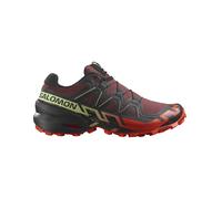 Salomon - Scarpe da trail - Speedcross 6 Rum Raisin/Cherry Tomato/Cognac per Uomo - Taglia 10 UK - Bordeaux Bordeaux 10 UK