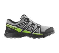 Salomon Speedcross Waterproof, Scarpe Unisex - Bambini e ragazzi, Alloy Black Green Gecko, 28 EU