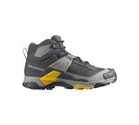Salomon - Scarpe trekking uomo in GORE-TEX - X Ultra 5 Mid GTX M Asphalt / Monument / Spicy Mustard per Uomo - Taglia 43 1/3 - Grigio