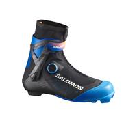 Salomon - Scarponi da sci di fondo - S/Lab Skate Boa Black/Race Blue X - Taglia 8,5 UK - Nero Nero 8,5 UK