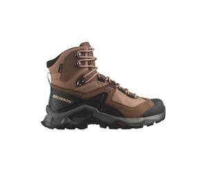 Salomon - Scarponi da trekking - Quest Element Gtx W Mocha Mousse/Pewter/Marine Blue per Donne - Taglia 38 2/3 - Marrone