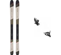 Salomon - Sci da scialpinismo - Set Scialpinismo Mtn 80 Carbon Rainy Day 2024 in Legno - Grigio