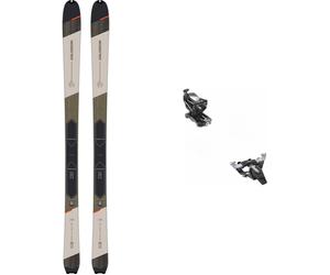 Salomon - Sci da scialpinismo - Set Scialpinismo Mtn 80 Carbon Rainy Day 2024 in Legno - Grigio