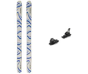 Salomon - Sci freeride - Pack Qst 106 Almond Milk 2026 in Titanio - Viola