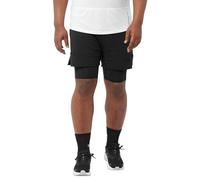 Salomon Sense 2IN1 - pantaloni trail running - uomo L Black/Grey man