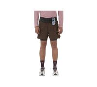 Salomon - Pantaloncini traspiranti con asciugatura rapida - Sense Aero 2In1 Shorts 5" M Coffee Bean per Uomo - Taglia M - Marrone