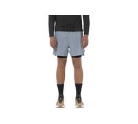 Salomon - Pantaloncini traspiranti con asciugatura rapida - Sense Aero 2In1 Shorts 5" M Trade Winds per Uomo - Taglia M - Grigio