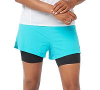 Salomon SENSE AERO 2IN1 SHORT W Shorts XS Azzurro