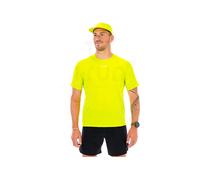 Maglia a maniche corte salomon sense aero graphic verde da uomo