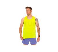 Salomon - Canottiera da running ultraleggera e traspirante - Sense Aero Singlet GFX M Acid Lime Butterfly per Uomo - Taglia S - Verde