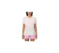 Salomon - T-shirt donna ultraleggera a maniche corte - Sense Aero SS Tee GFX W Whisper White/White per Donne in Pelle - Taglia M - Beige