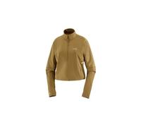 Salomon sense aero hybrid 1 2 zip top marronefemme