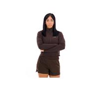 Giacca Salomon Sense Aero Hybrid Cropped marrone scuro donna - L