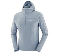 Salomon - Sense Aero Hybrid Half Zip Hoodie - Maglia funzionale S grigio
