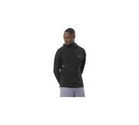 Giacca con cappuccio Salomon Sense Aero Hybrid Half Zip nero grigiastro - S
