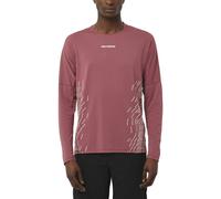Salomon Sense Aero Ls GFX M - maglia a maniche lunghe - uomo Dark Pink M