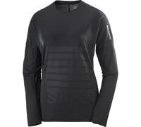 SALOMON Sense Aero Ls Tee Gfx M - Uomo - Nero - Taglia M- modello 2025